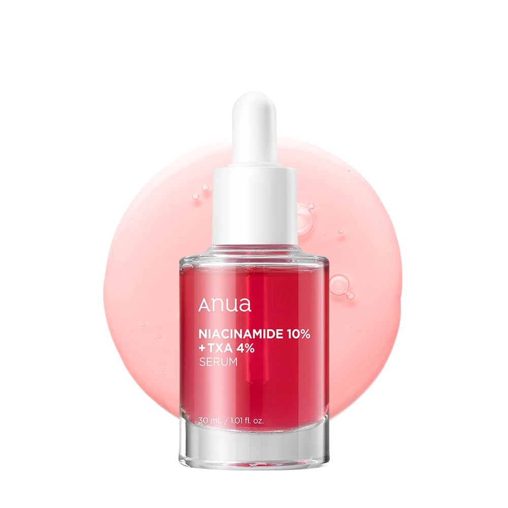 Anua 10% Niacinamide+ 4% Tranexamic Acid Serum, Ceramide, Hyaluronic Acid, Vitamin B12 natural color, for Sensitive skin, Korean Glass Skin, Fragrance-Free...