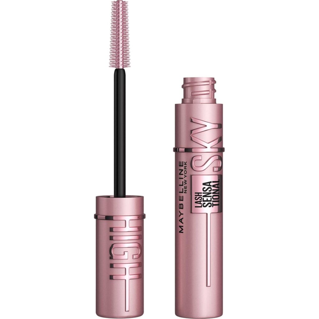 
Maybelline Lash Sensational Sky High Washable Mascara Makeup, Volumizing, Lengthening, Defining, Curling, Multiplying, Buildable Formula, True Brown,