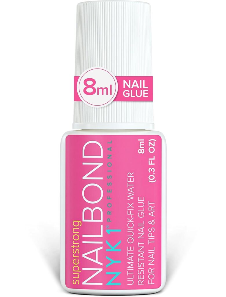 
Super Strong Nail Glue For Nail Tips, Acrylic Nails and Press On Nails (8ml) 